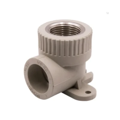 Угол комб. вн 25х3/4'' с креплением серый EVER PLAST
