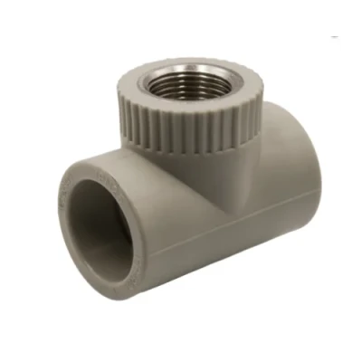 Тройник комб. вн 32Х3/4''Х32 серый EVER PLAST Тройник комб. вн 32Х3/4''Х32 серый EVER PLAST