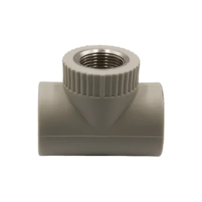 Тройник комб. вн 32Х3/4''Х32 серый EVER PLAST Тройник комб. вн 32Х3/4''Х32 серый EVER PLAST