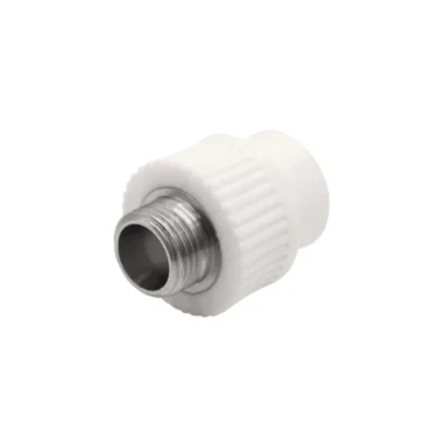 Муфта комбинированная наружная резьба 20х1/2" белый EVER PLAST