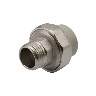 Муфта комб. разъемная, нар 20Х1/2'' серая EVER PLAST