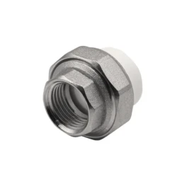 Муфта комбинированная разъемная, внутренняя резьба 20х1/2" белый EVER PLAST