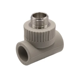 Тройник комб. нар 20Х1/2''Х20 серый EVER PLAST