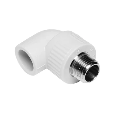 Угол 90° ПП белый 32 х 1"НР Wavin Ekoplastik Чехия