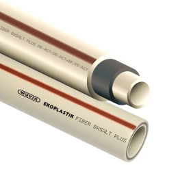 Труба ПП 50 х 6.9 мм (полипропиленовая) FIBER BASALT PLUS Wavin Ekoplastik Чехия арт. STRFB050TRCT