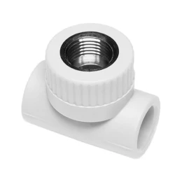 Тройник ПП белый 25 х 1/2" ВР Wavin Ekoplastik Чехия Тройник ПП белый 25 х 1/2" ВР Wavin Ekoplastik Чехия