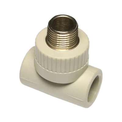 Тройник ПП 25 х 1/2" х 25 НР Wavin Ekoplastik Чехия
