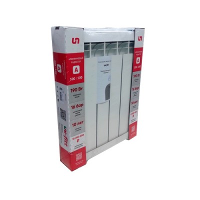 Алюминиевый радиатор Uni-Fitt 500/100 (14 секций) 950A5114 фото 6