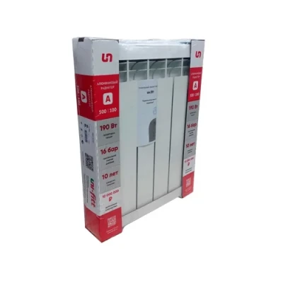 Алюминиевый радиатор Uni-Fitt 500/100 (10 секций) 950A5110 Алюминиевый радиатор Uni-Fitt 500/100 (10 секций) 950A5110
