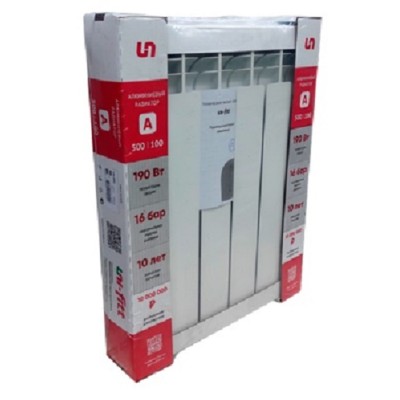 Купить Алюминиевый радиатор Uni-Fitt 500/100 (14 секций) 950A5114 