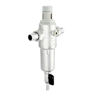 Купить Промывной фильтр Uni-fitt 205C2141, 1/2" НР с редуктором давления 