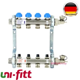 Коллектор (Гребенка) Uni-Fitt 456W4309 - 9 выходов (Рад. отопл.)