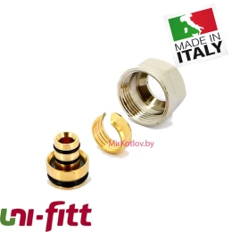Евроконус Uni-Fitt (408N1634) 16(2.0) х 3/4'EK (соединитель) В для коллекторов серии 40X и 42X Евроконус Uni-Fitt (408N1634) 16(2.0) х 3/4'EK (соединитель) В для коллекторов серии 40X и 42X