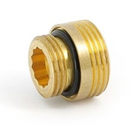 Ниппель переходной Uni-Fitt 199E2300, 1/2х3/4"EK, с прокладкой o-ring к узлам для радиаторов