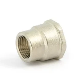 Муфта переходная с внутренней резьбой Uni-Fitt 602N6500, ВР 1 1/2"х1 1/4", никелированная