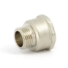 Переходник с внутренней и наружной резьбой Uni-Fitt 603N4500, ВР-НР 1 1/4"х1", никелированный