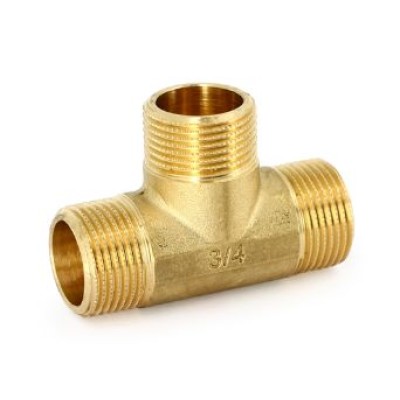 Тройник равносторонний с наружной резьбой Uni-Fitt 616G2220, НР 1/2"