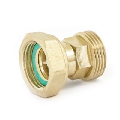 Соединение с накидной гайкой Uni-Fitt 623G3000, ВР-НР 3/4", с плоским уплотнением, обратным клапаном Соединение с накидной гайкой Uni-Fitt 623G3000, ВР-НР 3/4", с плоским уплотнением, обратным клапаном