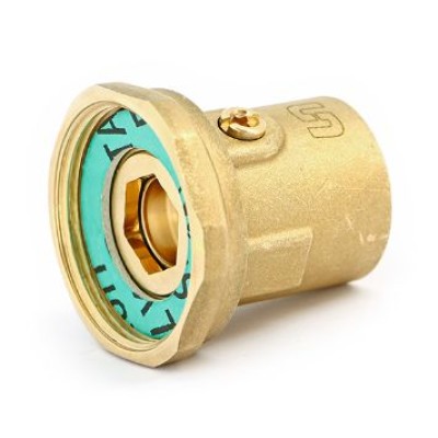 Соединение с накидной гайкой Uni-Fitt 627G6400, ВР 1 1/2х1", со встроенным шаровым краном Соединение с накидной гайкой Uni-Fitt 627G6400, ВР 1 1/2х1", со встроенным шаровым краном