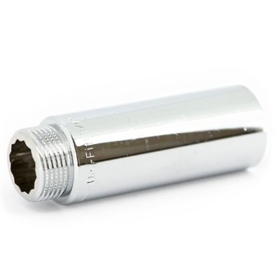 Удлинитель с внутренней и наружной резьбой Uni-Fitt 657C2010, ВР-НР 10х1/2", хромированный Удлинитель с внутренней и наружной резьбой Uni-Fitt 657C2010, ВР-НР 10х1/2", хромированный