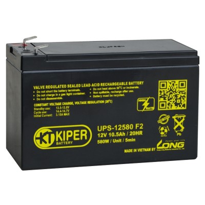 Купить Аккумуляторная батарея Kiper UPS-12580 F2 12V/10.5Ah 