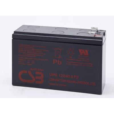 Аккумуляторная батарея CSB UPS 12240 6 F2 12V/5Ah Slim фото 1