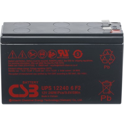 Купить Аккумуляторная батарея CSB UPS 12240 6 F2 12V/5Ah Slim 