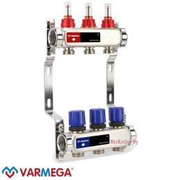 Гребенка (коллектор) Varmega VM15103 ВР 1" 3 контура