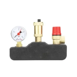 Группа безопасности котла Varmega VMSG01-G306030, 1", латунь, с термоизоляцией