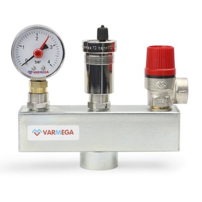 Группа безопасности котла Varmega VMSG05-M006030, 1", сталь, до 50 кВт