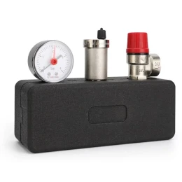 Группа безопасности котла Varmega VMSG05-M306030, 1", 3 бар, сталь, до 50 кВт, с термоизоляцией