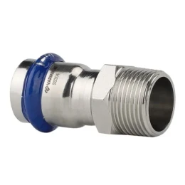 Муфта раструбная Varmega Inox Press с наружной резьбой VM706001504, 15×1/2"