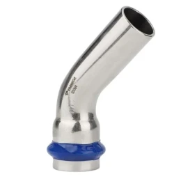 Угольник 45° однораструбный Varmega Inox Press VM713001515, 15×15a мм