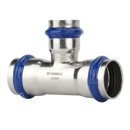 Тройник раструбный Varmega Inox Press переходной VM719351535, 35×15×35 мм Тройник раструбный Varmega Inox Press переходной VM719351535, 35×15×35 мм