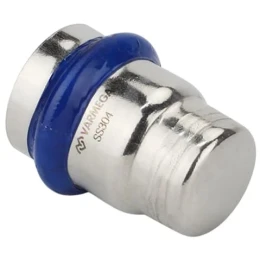 Заглушка раструбная Varmega Inox Press VM722000015, 15 мм