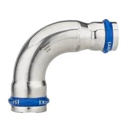 Угольник 90° переходной двухраструбный Varmega Inox Press VM727002218, 22×18 мм Угольник 90° переходной двухраструбный Varmega Inox Press VM727002218, 22×18 мм