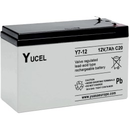 Аккумуляторная батарея YUASA YUCEL 7-12 12V 7Ah