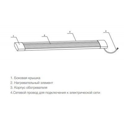 Инфракрасный обогреватель Timberk TCH A5 1000 фото 2