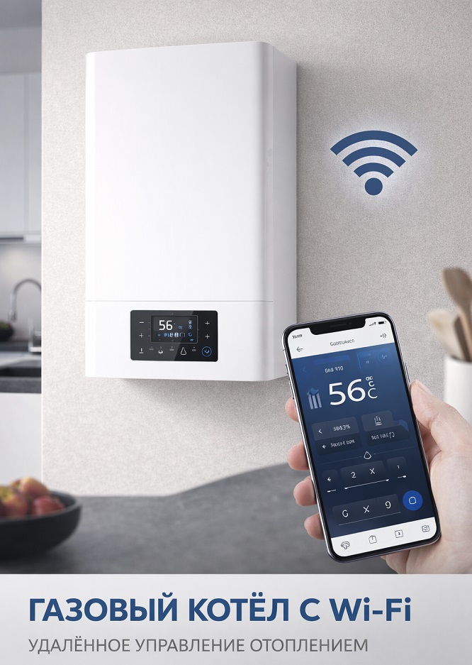 газовый котел с wi-fi