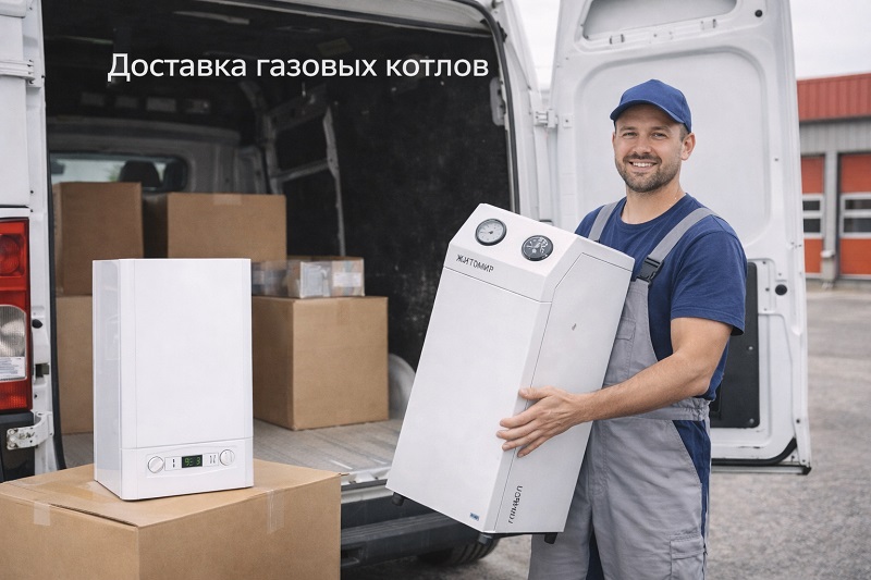 доставка газовых котлов по РБ