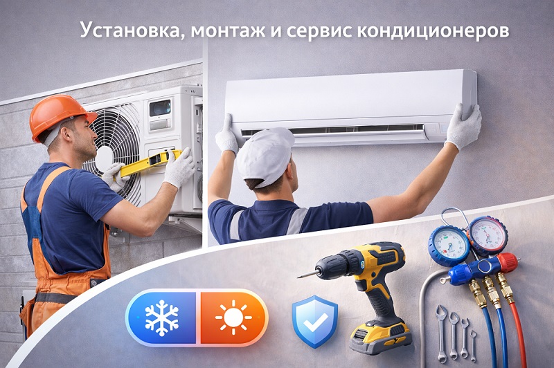 установка и монтаж кондиционеров