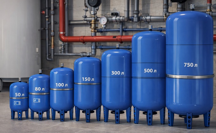Гидроаккумулятор для воды размеры