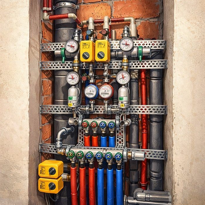 Пример системы защиты от протечек воды