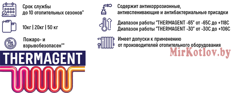 характеристики Thermagent -30 (10 л)
