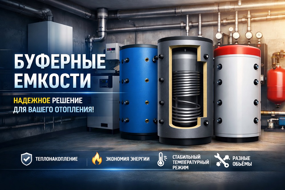 Буферные емкости в котельной